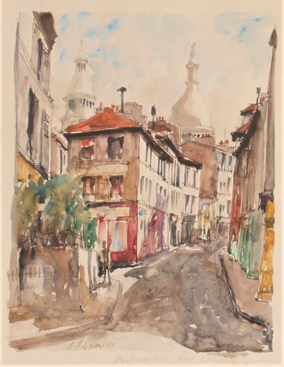 null *Pierre-Eugène CAMBIER (1914-2001)

Montmartre, rue Norvins

Aquarelle signée...