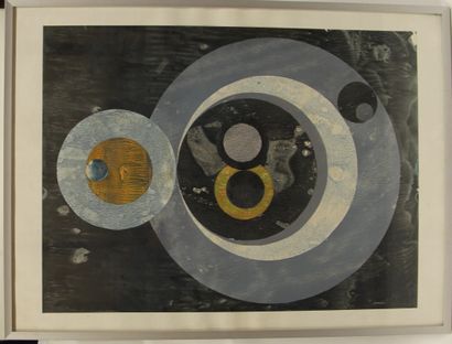 null Otto FRIED (1922-2020)

Composition abstraite aux cercles

Technique mixe signée...