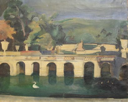 null Lucien COUTAUD (1904-1977)

Jardins de la Fontaine à Nîmes

Huile sur toile...