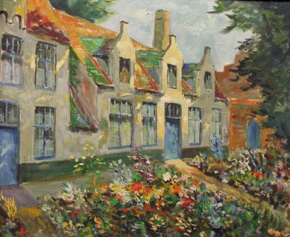 null Charles Henri VERBRUGHE (1877-1974)

Jardin fleuri à Bruges

Huile sur toile...