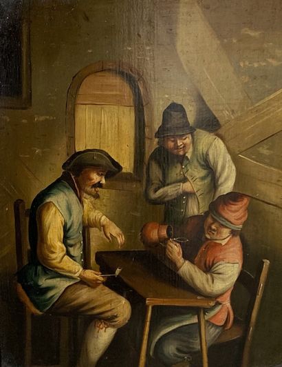 null Ecole hollandaise du XIXème s.

La taverne

Deux huiles sur panneau

31 x 24...