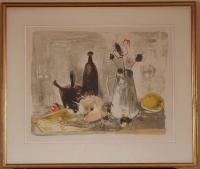 null Jean JANSEM (1920-2013)

Nature-morte au broc

Lithographie signée en bas à...