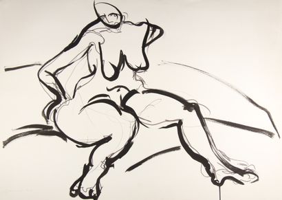null Bernard DAMIANO (1926 - 2000)

Femme nue assise

Encre de Chine sur papier seigné...
