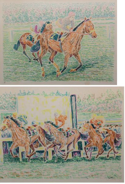 null Serge MENDJISKY (1929-2017)

The jockeys

two lithographs signed on the lower...