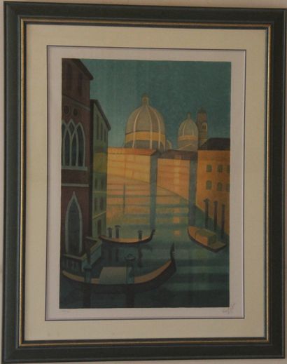 null Louis TOFFOLI (1907-1999)

Venice

Lithograph signed lower right numbered 138...