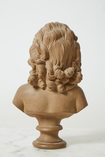 null Jean Antoine HOUDON (1741-1828) d'après

Louise Brogniart

Buste en terre-cuite...