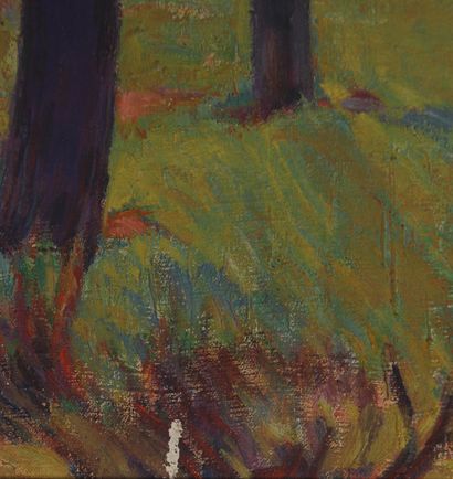 null *Henri PACQUET (XXème s.)

Les pins - Le Lavandou

Huile sur toile signée en...