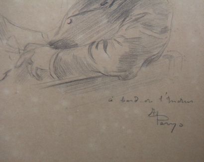 null A. PARYS (XIX-XXème s.)

Portrait de Monsieur de Joncquières à bord de l'Indus

Mine...