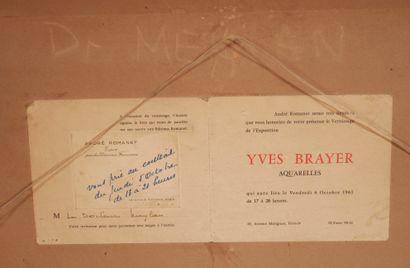 null Yves BRAYER (1907-1990)

Les gardians accompagnés

Lithographie signée en bas...