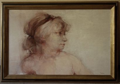 null James TAYLOR (1925-2000)

Portrait de femme

Huile sur toile signée en bas à...