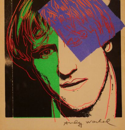null Andy WARHOL (1928-1987)

Gérard Depardieu, 1986

Serigraph signed lower right

27...