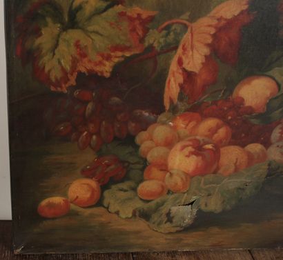 null Ecole du XIXème s.

Nature-morte aux fruits

Huile sur toile

117 x 89 cm. (accidents,...