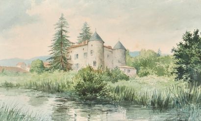 null *Achille MOHRIEN (1873-1945)

Château de Tumejus Bulligny

Aquarelle signée,...