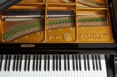 null C. BECHSTEIN

	Half grand piano model B-208 in black varnished polyester lacquer...