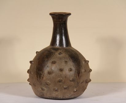 null Vase with long neck

Chimú culture, northern Peru

Late Intermediate, 1100-1450...