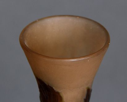 null *Etablissement GALLE (1904-1936)

Vase balustre sur piédouche à long col évasé...