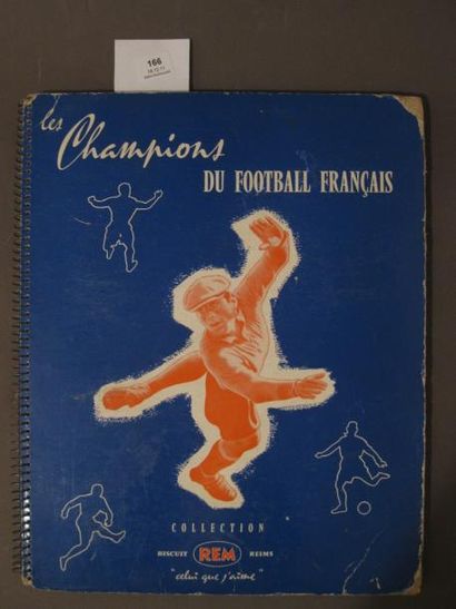 null Les champions du Football français; 1958 Livre-album à spirales édité par les...