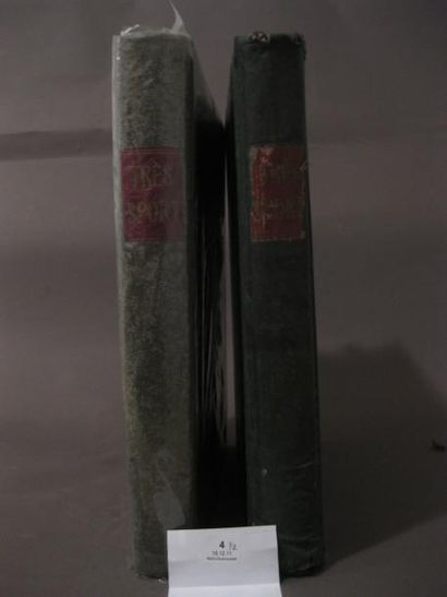 null Très Sport, 1924-1925 2 volumes de cette intéressante revue couvrant les Jeux...