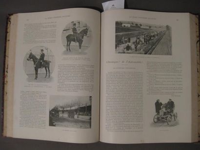 Paris,1900 Le Sport Universel Illustré (relié). 1er semestre 1900. Outre des articles...