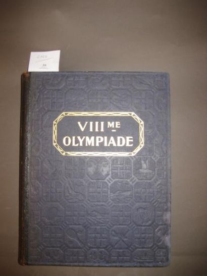Paris,1924 - Chamonix, 1924 Rapport officiel de la VIIIe Olympiade d'été et de la...