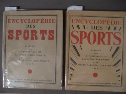 null Encyclopédie des Sports modernes 2 volumes brochés publiés sous le patronage...