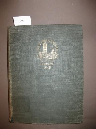 Londres,1948 Rapport officiel Texte en anglais. 580 pages. Nombreuses photographies....