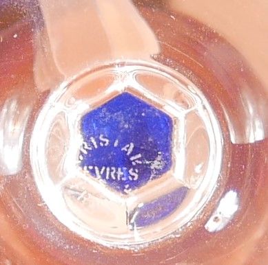 null *SEVRES

Six verres sur pied en cristal transparent et coloré (un avec fêle...