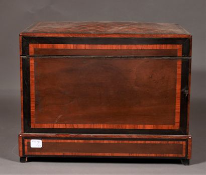 null 
*Wooden veneer liquor cabinet inlaid with diamonds, Napoleon III period




H...