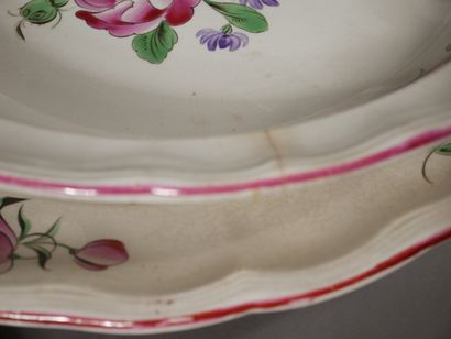 null *LUNEVILLE

Part of an earthenware dinner service decorated with flowers