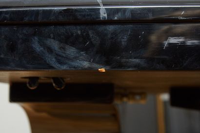 null C. BECHSTEIN

	Half grand piano model B-208 in black varnished polyester lacquer...