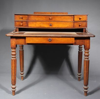 null 
Louis Philippe period natural wood desk




H : 91 W : 92 D : 54 cm. (missing...