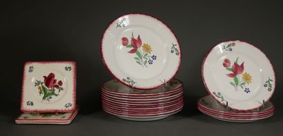 null *Monique CHARBONNIER Salins les Bains and GIEN

Batch of plates in polychrome...