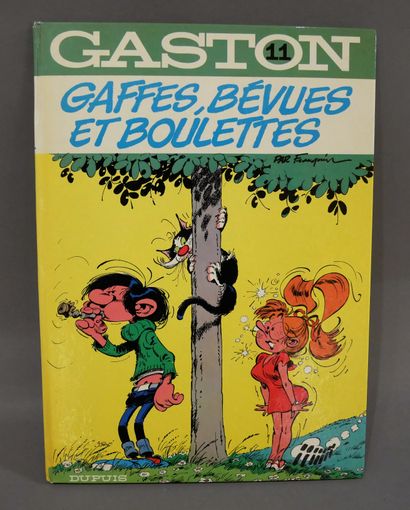 null FRANQUIN 

Gaston - T11: Gaffes, Bévues et boulettes - Dupuis - 11- E.O. 1973...