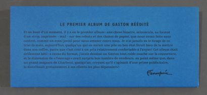 null FRANQUIN 

Petit album " Gaston " - 0a - Dupuis - octobre 2017 - Fac-similé...