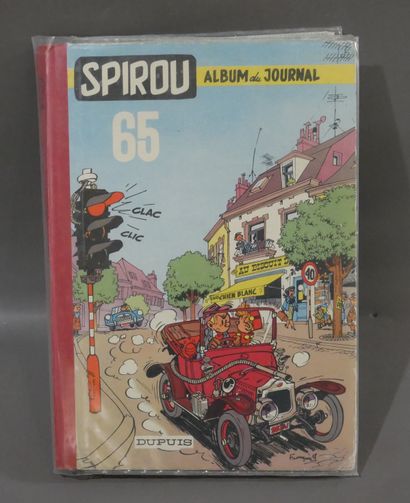  SPIROU 
1957/1958. N° 1029 à 1039, reliure éditeur n°65 - complet, intérieur BE...