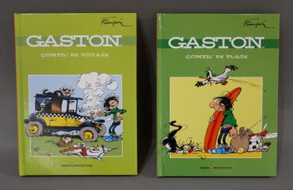 null FRANQUIN 

Lot de 2 mini-albums " Gaston - Compil' de voyage/ Compil' de plage...