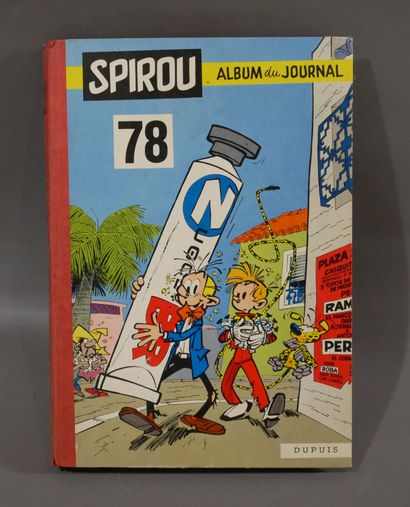 null SPIROU 

1960. N° 1165 au 1175, reliure n°78, complet, intérieur BE - couverture...