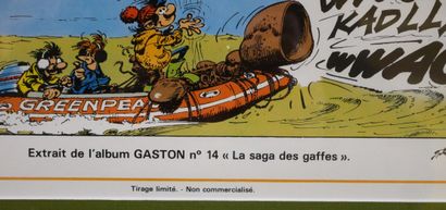 null FRANQUIN 

Affiche couleur à tirage limité non commercialisé où apparait pour...