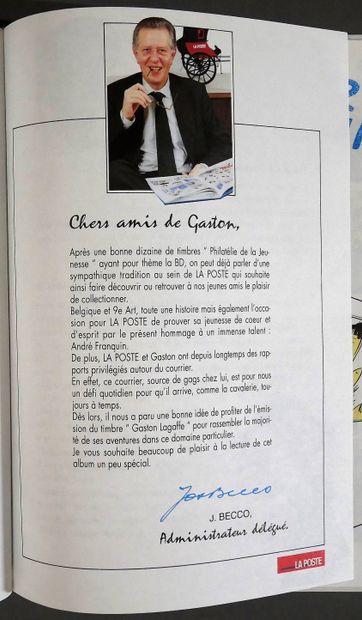 null FRANQUIN 

Album publicitaire rare: Gaston : "Le facteur est mon ami" - réalisé...