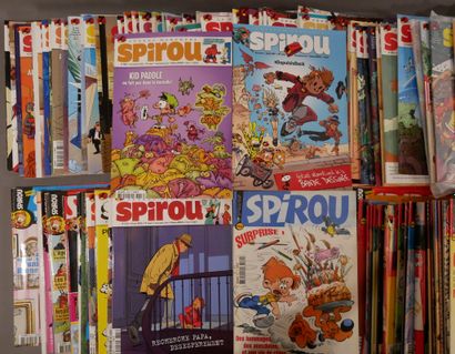 null SPIROU 

Années 2005 à 2017 - Ensemble de 136 n° du magazine Spirou - Etats...