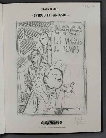 null LE GALL 

Les Aventures Spirou et Fantasio : les Marais du temps - 2L - Ed....