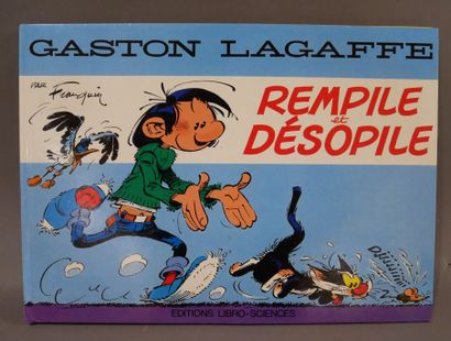 null FRANQUIN 

Album " Gaston Lagaffe - Rempile et désopile" - Bruxelles, Editions...