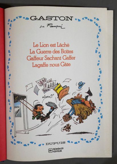 null FRANQUIN 

Gaston Lagaffe - Editions Rombaldi - Tome 3, pp 451 à 672 - 1er trim....