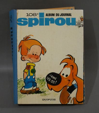 null SPIROU 

1968. N° 1551 à 1563, reliure n°108, ME, qq mini-récits présents et...