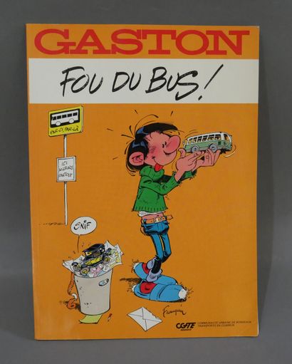 null FRANQUIN la PUBLICITÉ 

Album " Gaston - Fou du Bus! " - Août 1987 - 48 pages...