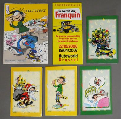 null FRANQUIN 

GUUST - Lot "Gaston" en néerlandais - Ensemble de 6 pièces : 4 cartes...