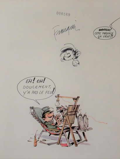 null FRANQUIN 

Gaston Lagaffe - Livre d'Or de la Bande Dessinée - FRANQUIN - E.O....