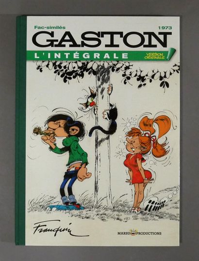 null FRANQUIN - Jidéhem 

Grand album collector: " Gaston - 1973 - l'Intégrale -...