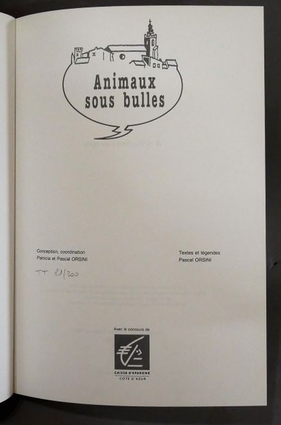 null COLLECTIF de dessinateurs, dont FRANQUIN 

Album d'illustrations: " Animaux...
