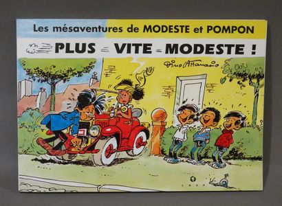 null ATTANASIO, Dino 

Petit album oblongue: "Les mésaventures de Modeste et Pompon:...
